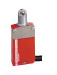 Sikkerhedsendestop i metal med rullestempel 2nc+no snap action 1 m kabel