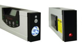 Digital vaterpas 600 mm/0,05° med +-laser- og led lys
