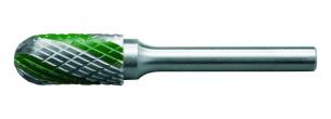 Fræsestift HM Ø6x18 mm form C (Speedcut) med Ø6 mm skaft