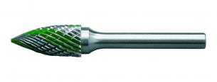 Fræsestift HM Ø10x20 mm form G (Speedcut) med Ø6 mm skaft