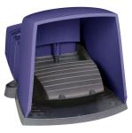 1no 2nc blå skærm med plast fodpedal