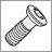 Skrue ts 25a075i/hg(m2.5x7.5mm)