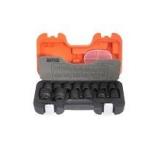 Bahco slagtoppesæt 1/2 10-27mm k 14 styk