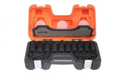 Bahco slagtoppesæt 1/2 10-19mm k/l 20stk