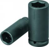 Krafttop 1/2 firkant k19l 19mm