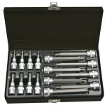 Torxtopsæt tecos 3/8 korte/lange t-6816tx 14 dele