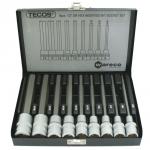 Hextopsæt tecos 1/2 lange t-5508m 9 dele