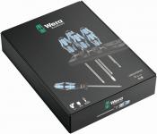 3334/3355/6 skruetrækkersæt rustfri stål + rack 6 dele