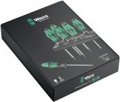 Wera 334/355/6 rack skruetrækkersæt kraftform plus lasertip + rack 6 dele