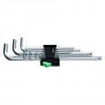 Wera stiftnøglesæt 950 pkl metrisk stelforkromet hex-plus 9 dele 1,5-10mm