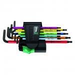Wera stiftnøglesæt 967 spkl/9 torx bo multicolour blacklaser sb 9dele tx8-40