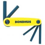Bondhus knivmodel stiftnøglesæt tomme hf5 3/16-3/8