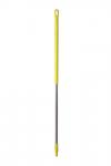 Skaft med gevind, Vikan, 151cm, Ø3,1cm, flere farver, PP/aluminium - Gul | Skafter | Gulve og Vægge | NODISCOUNT
