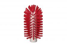 Vikan Rørbørstehoved 15,5cm, Ø7,7cm, PP/polyester/rustfrit stål, medium børstehår 53807 - Rød | Børster og koste | Børster-Skrubber-Skraber | Fødevaregodkendt
