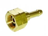 Slangenippel med planpakning 3/8l