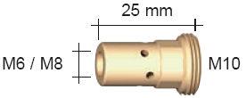 Dysestamme binzel mb 401d/501 d lang