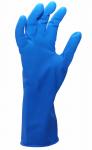 Scanblue handske blå latex str 8-8 1/2