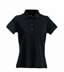 Kansas Acode Heavy poloshirt, dame - Sort / L | Poloshirt | DISCOUNT | Figursyet