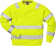 Kansas HI VIS SWEATSHIRT KL.3 7446 SHV - Hi-Vis gul / L | Sweatshirt | DISCOUNT | EN ISO 20471 - klasse 3