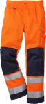 Hi vis bukser kl2 2001 orange/marine d96