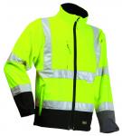 Lyngsøe softshell saturn hi-vis gul/sort str xl