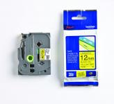 Tape brother sort/gul tze s631 12 mm stærk klæb