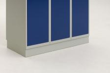 Blika monterbar lukket sokkel b:300 d:550 mm ral 7035