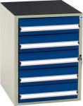 Blika skuffeskab ss-1.5c ral 7035/5017