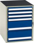Blika skuffeskab ss-1.6c ral 7035/5017