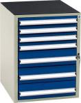 Blika skuffeskab ss-1.7a ral 7035/5017