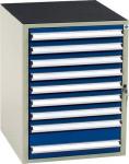 Blika skuffeskab ss-1.9 ral 7035/5017