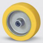 Løs hjul varmefast gummi ø100x35 mm ø8,3xnl45 selvsmørende leje byggehøjde: 100 mm. driftstemperatur: -30°/+250°