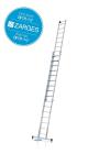 2-delt skydestige 2x20 trin 10,25 m