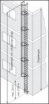 Fast stige i aluminium 1,96 m