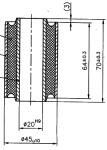 Vibrationsdæmper 001 18 127/104