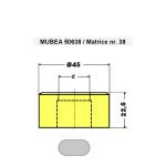 Matrice mubea 50638 15,0x31,0mm