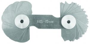 Radiuslære 7,5-15,0 mm