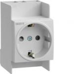 Stikdåse schuko for din skinne qconn