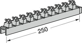 Lamelholder ral 7035