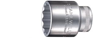 STAHLWILLE 03010017, 1 stk, 12-punkts, Rustfrit stål, Rustfrit stål, 38 mm, 66 g