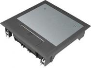 Gulvboks q06 for 5mm lågdybde ral 9005
