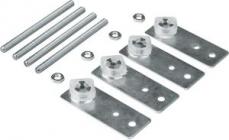 Niveller for gulvboks rustfri 145-195mm