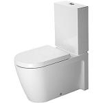 Duravit Starck 2 toiletskål 375x720mm med universallås hvid, Uden cisterne