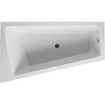 integrated with left corner hvid mm 1000 x 1700 paiova bathtub duravit