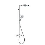 krom 240mm 2jet select showerpipe s raindance hansgrohe