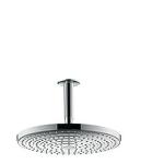 300mm vandbegrnser eco med loftmontage med 2jet hovedbruser s300 select raindance hansgrohe