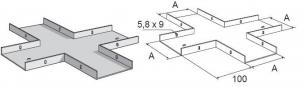 X-stykke w13 skh 40hx70mm fzs