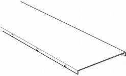 Låg til kabelbakke 300x1mm fzs 2m