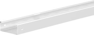 Armaturskinne w70 40hx50mm fzs 3m hvid