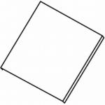 Låg til 90° indvendig bøjning flad 200x1mm fzs